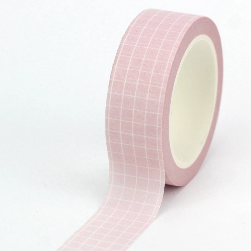 

Розовая декоративная лента GREATHOPE WASHI TAPE 10 м