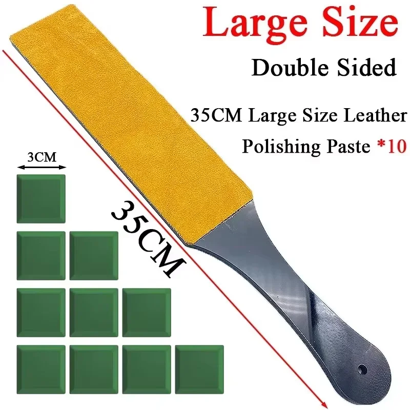 

Двусторонняя кожаная точилка для ножей