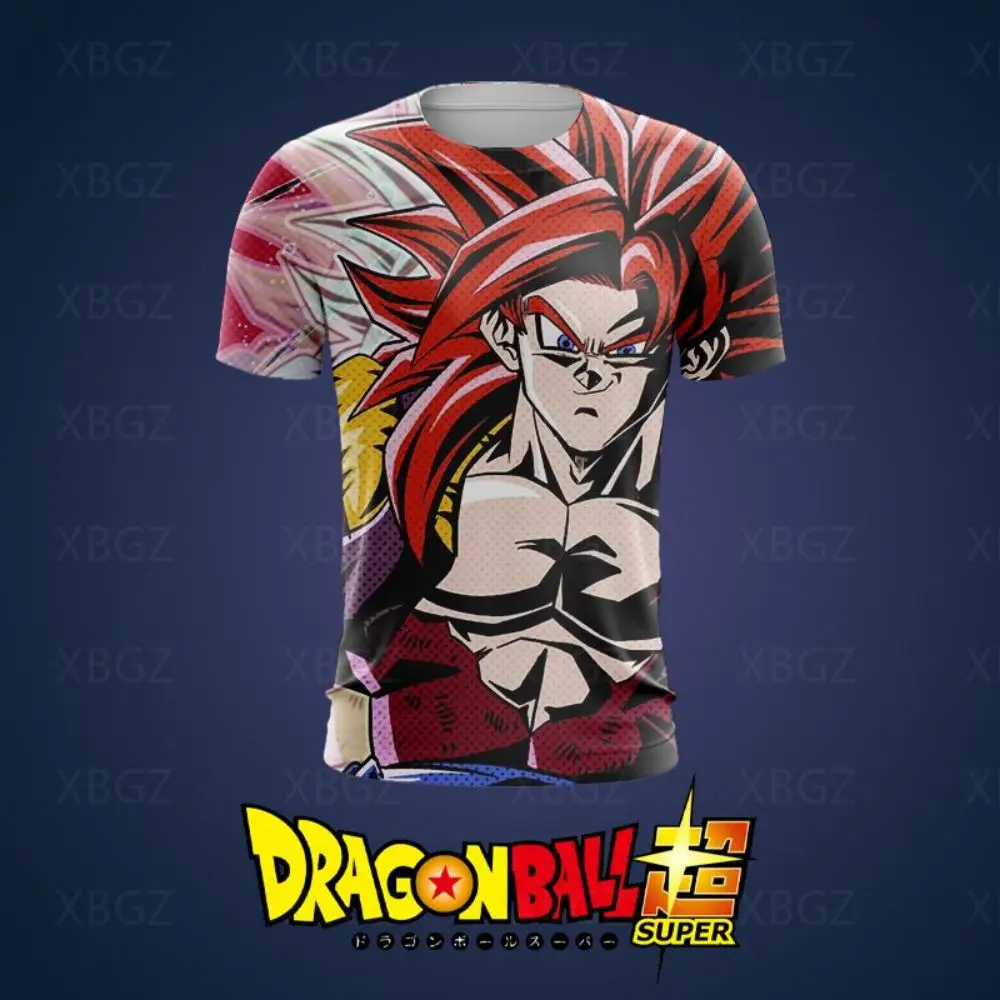 

Мужская футболка с 3D-принтом Goku, летняя футболка большого размера с аниме принтом дракона, Z6XL, 2022