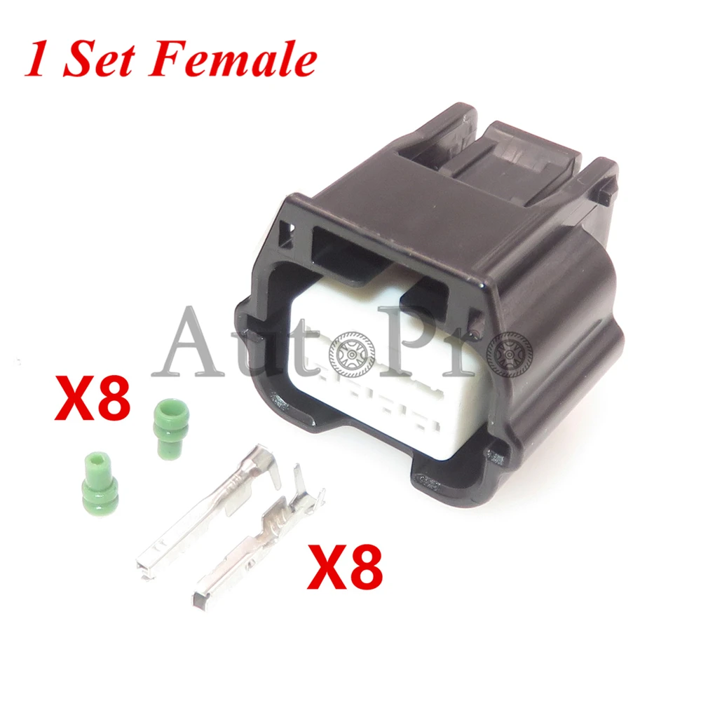 1 комплект, 8 отверстий, 7283-8855-30 7282-8855-30, автомобильный пластиковый корпус, водонепроницаемый фотоадаптер, автомобильный фотоэлемент