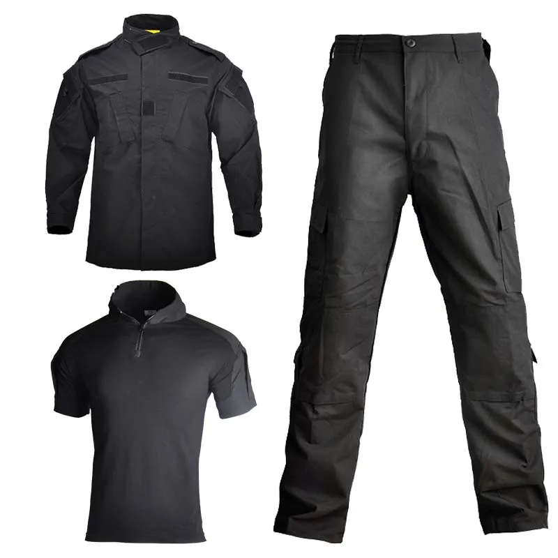 Camisa táctica de combate militar, chaqueta y pantalones, Airsoft, Paintball, Multicam, Ghillie, ropa de caza