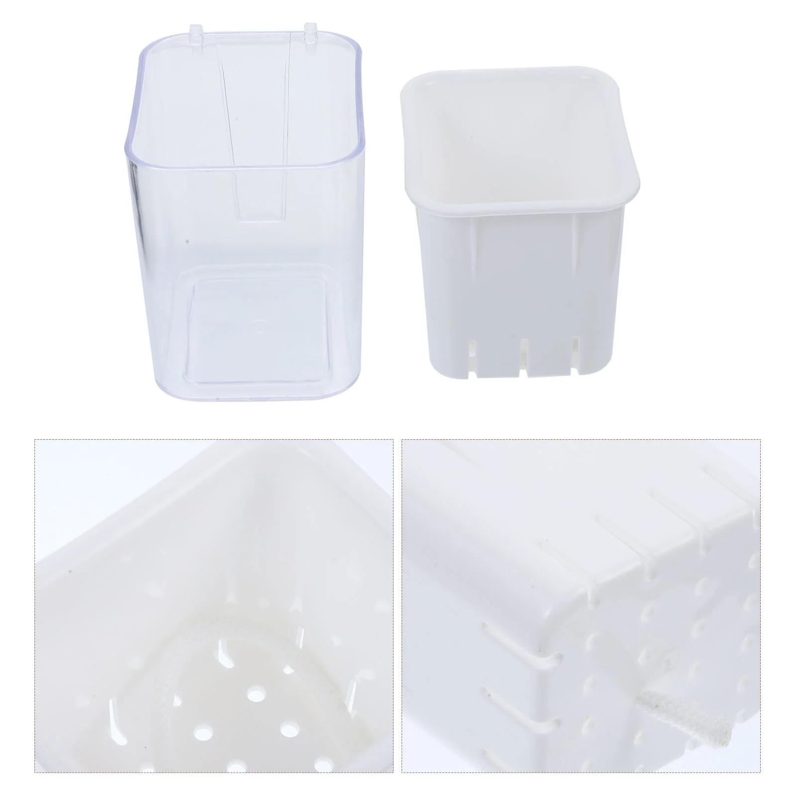 

Pot Flower Pegboard Self Planter Watering Holder Planters Orchid Pots Paper Towel Succulent Wall Hanging Nursery Holes Box