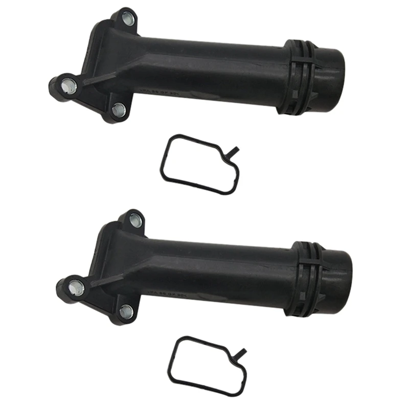 2X разъем системы охлаждения автомобиля для BMW X1 X3 X4 X5 E70N E71 E84 E90N E91N 11127810707