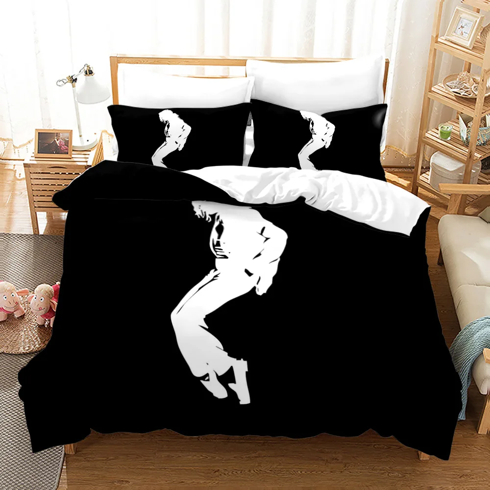 

Michael Jackson Bedding Set Single Twin Full Queen genius Bed Set Aldult Kid Bedroom Duvetcover Sets King Size Musical