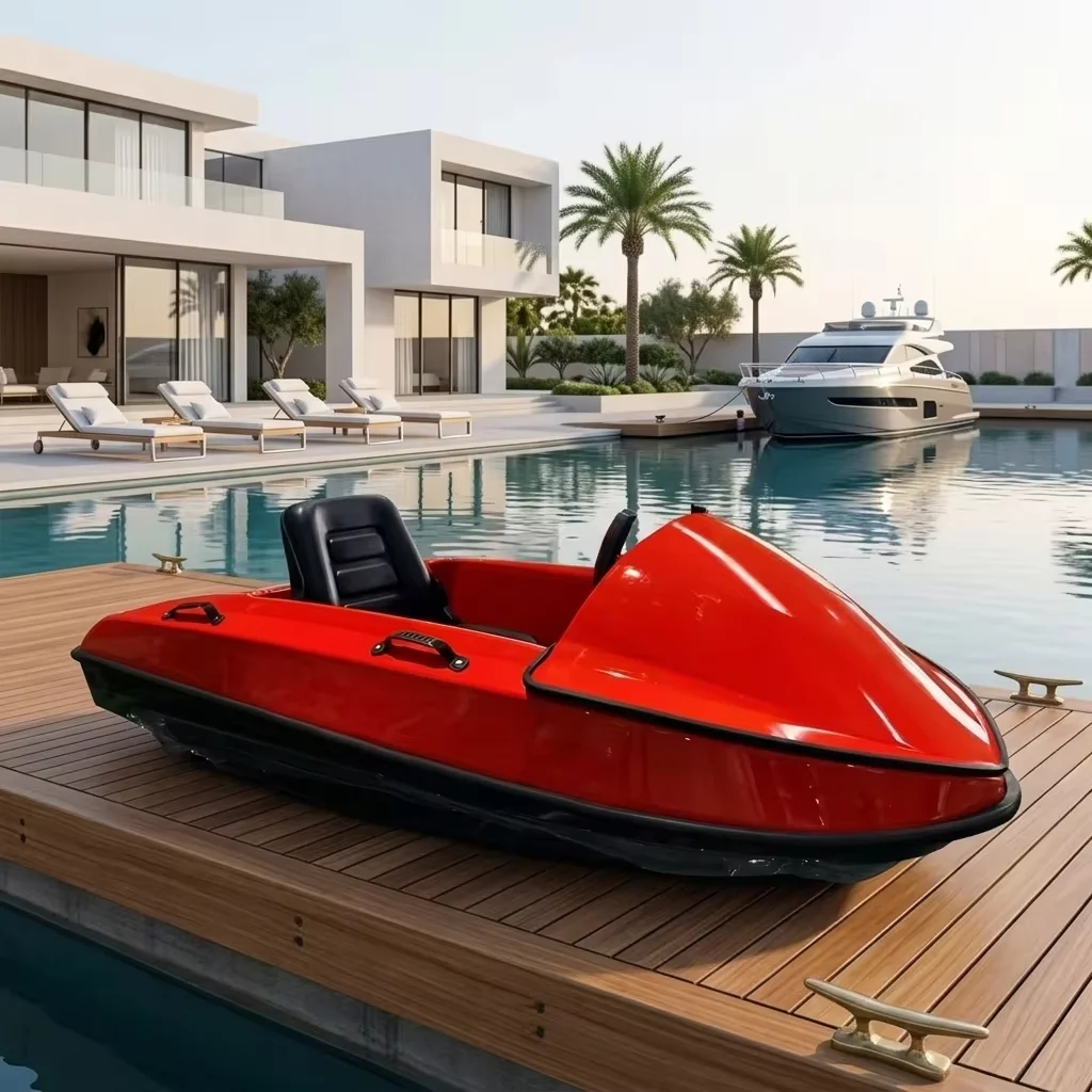 Фото Водный картинг-гидроцикл для взрослых, 2-тактный, 15 кВт, ABS, Aqua Kart, 60 км/ч, высококачественный, для водных видов спорта, для парков и живописных мест №3