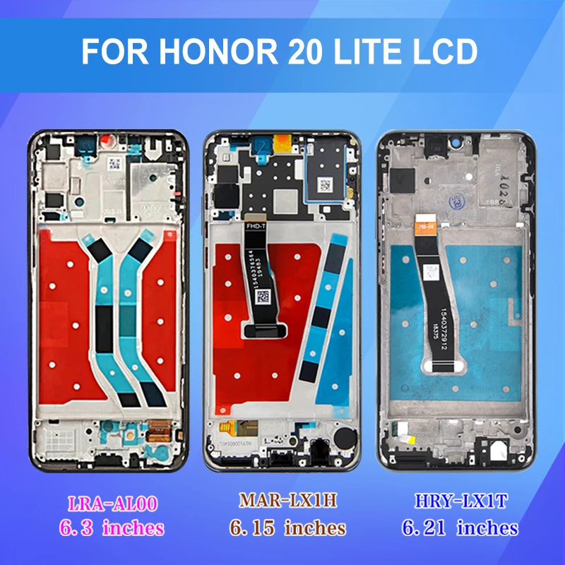 

1Pcs MAR-LX1H Display For Huawei Honor 20 Lite Lcd Touch Screen Digitizer HRY-LX1T LRA-AL00 Assembly With Tools Free Shipping