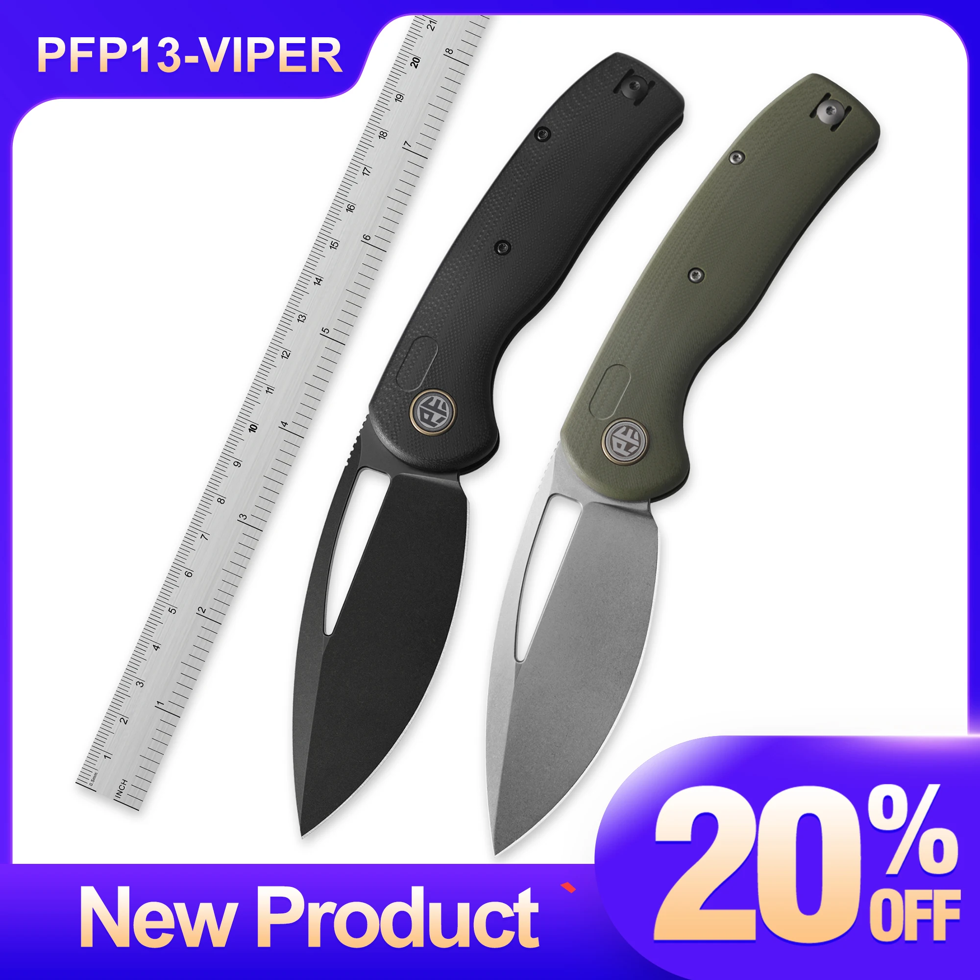 Складные ножи Petrified Fish PFP13, инструмент edc K110, нож со ...