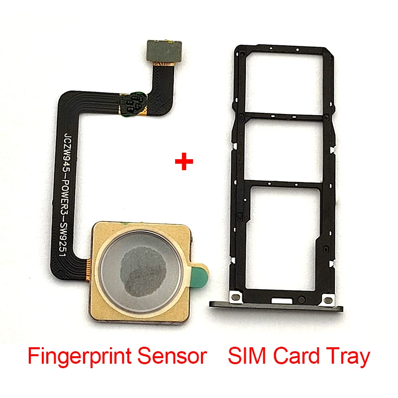 

Новинка оригинальный держатель слота для SD-карты Umidigi Power 3 SIM лоток считыватель/датчик отпечатков пальцев гибкий кабель для Umidigi Power 3