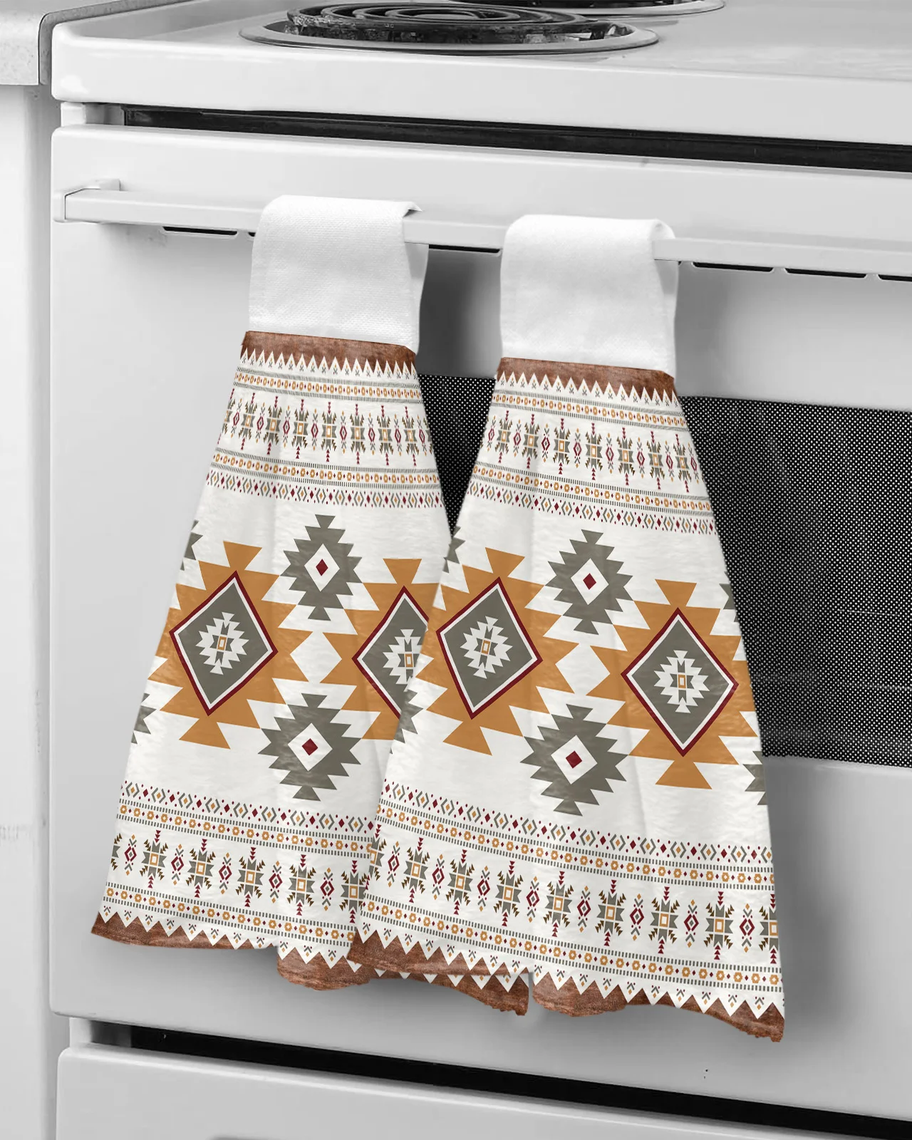 

Племенной Totem в стиле бохо, впитывающий Быстросохнущий носовой платок для ванной комнаты, кухонная посуда