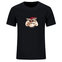 summer round neck short sleeve printing creative cartoon pig head your exclusive t shirt brand mens and womens