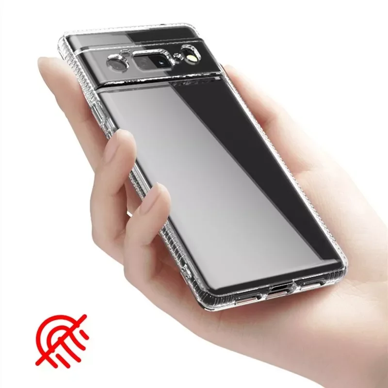

Google Pixel 6 Pixel6 Pro Tel Phone Case Transparent Silicone Full Cover Shockproof Clear Case on Pixel 6 Pro 5G 2022 NEW