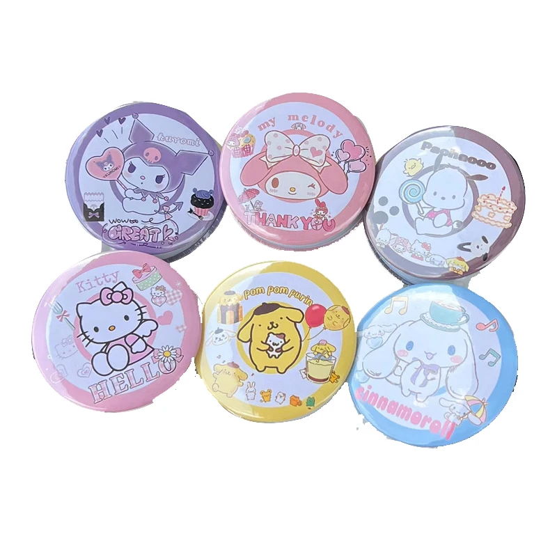 

Hello Kitty My Melody Cinnamoroll Pochacco Onpompurin Jewelry Brooch Pin Ins Sweet and Cute Daily All-Match Bag Accessories