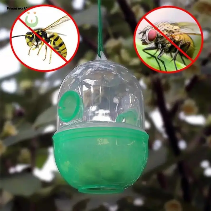 

Reusable Outdoor Wasp Hanging Fly Trap Catcher Beekeeping Catcher Cage Equipment Tools Hornet Pest Control
