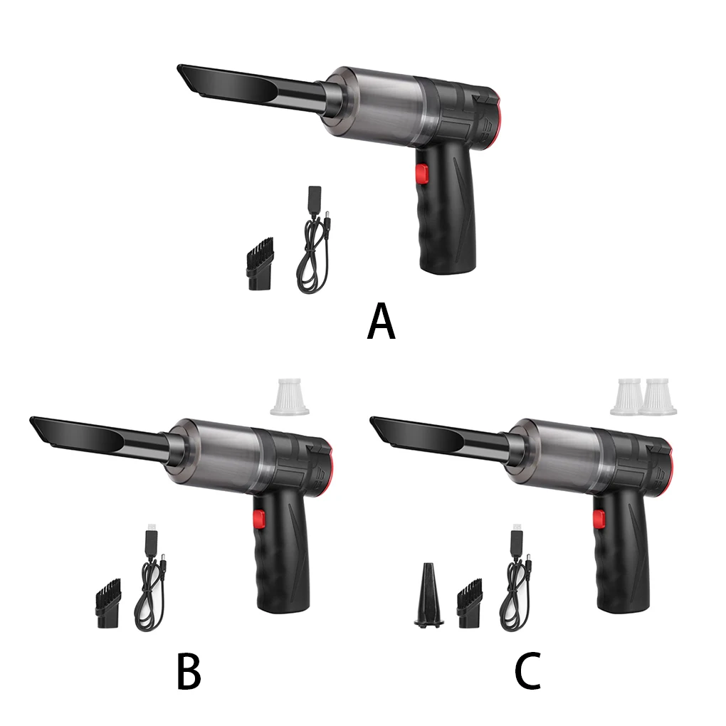 

120W Handheld Foldable Vacuum Floor Brush Set Dust Remover Office Portable Powerful Rechargeable Cleaning Tool