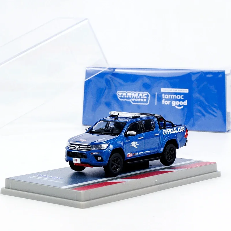 Tarmac Works 1:64 Toyota Hilux Fuji Simulation Alloy коллекция статических моделей автомобилей