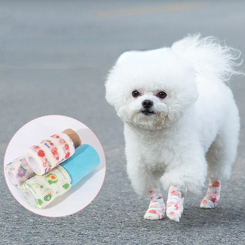 

Disposable Dog Foot Covers Small Dog Pet Shoes Dirt-proof Foot Wrap When Going Out Kitten Puppy Bandage Chihuahua Yorkshire