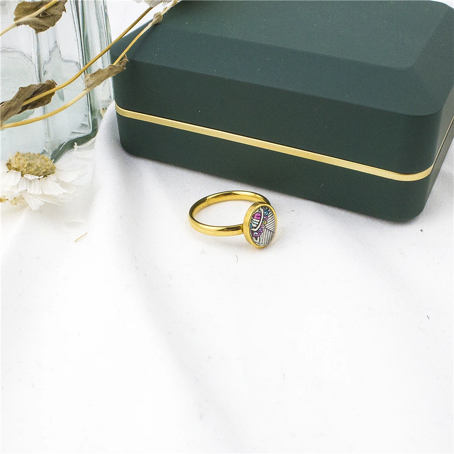 Массивное роскошное Брендовое ювелирное изделие из нержавеющей стали кольцо с