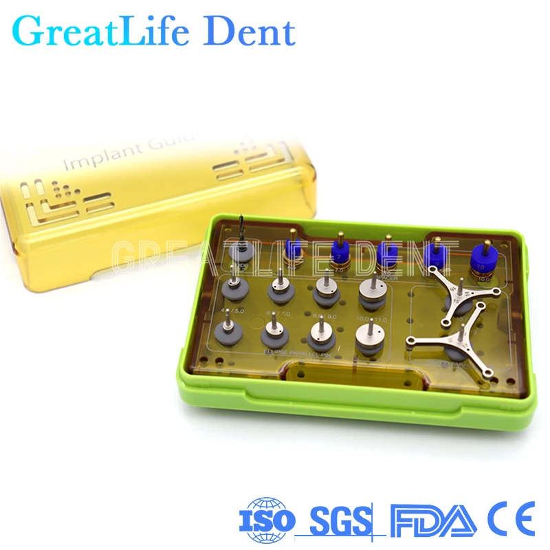 

GreatLife Dent Dentium Dental Drill Implants Positioning Guide Kit Surgical Kit Guide Implant Dentium Implant Guide Kit