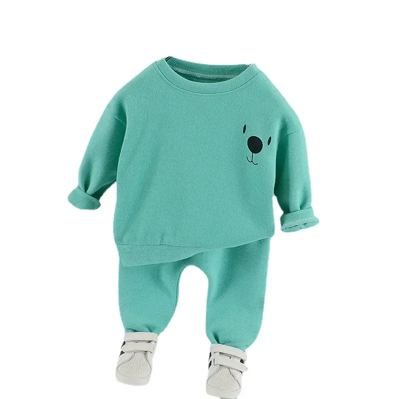 

New Spring Autumn Baby Girls Clothes Fashion Children Boy T-Shirt Pants 2Pcs/Sets Toddler Casual Costume Kids Cartoon Sportswear