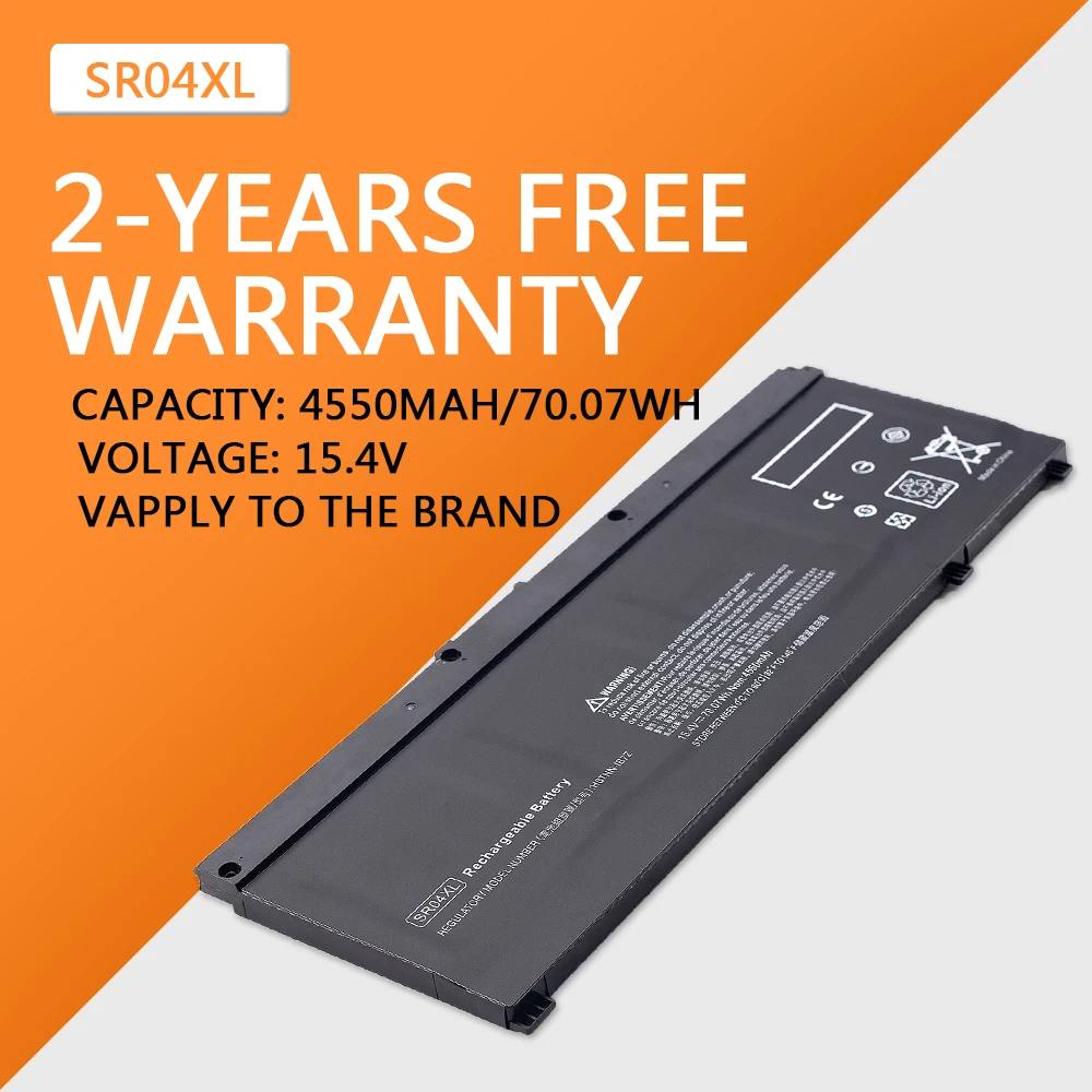 Аккумулятор для ноутбука SR04XL HP OMEN 15-CE 15-CB 15-CE015DX 15-CB014ur