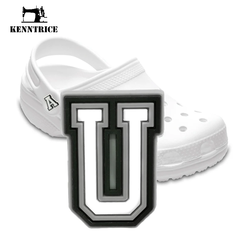 

Буквы U-номера серия 50 шт. подвески для Крока силиконовые сандалии орнамент DIY Браслеты ПВХ садовые шлепанцы украшение оптовая продажа