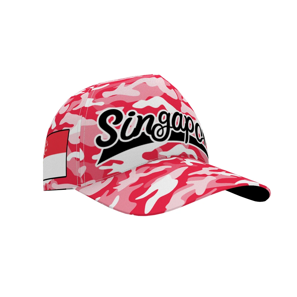 

Сингапурская Молодежная самодельная Кепка с бесплатным именем и номером, государственный флаг sg, мальская страна, колледж, бейсболка с фотографией и текстом