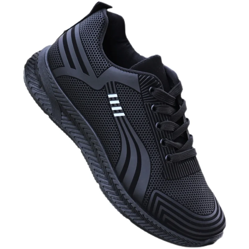 

Nice Spring Autumn Men Shoes Lace Up Light Massage Hard-Wearing Breathable Damping Simple Outdoor All-match Fashion Casual Shoes