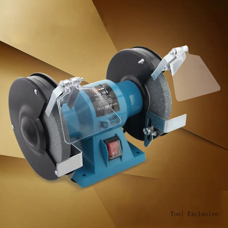 400W Desktop Grinding Machine Double Grinding Wheel 8 Inches Grinding Machine Electric Multifunctional Metal Polishing Machine