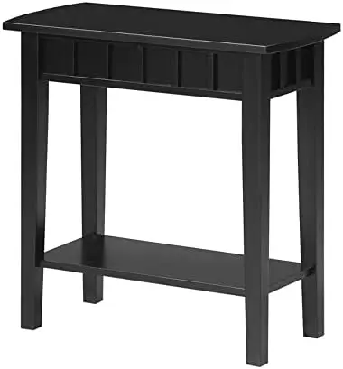 

End Table with Shelf, Mahogany