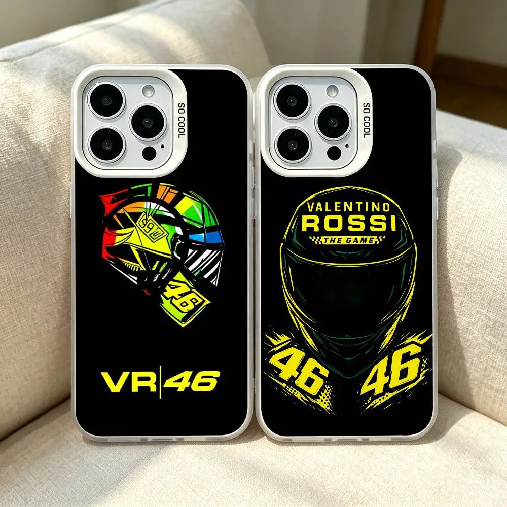 Фото Чехол для телефона R-Rossis 46 для iPhone 11 12 13 14 15 16 17 Pro Max Plus, белый, серебристый. №1