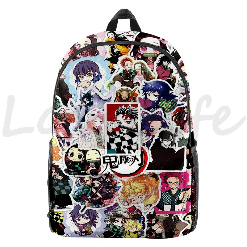 

Harajuku Anime Kimetsu no Yaiba School Bag Demon Slayer Cosplay Backpack for Teenage Boys Girls Travel Bag Men Women Rucksack