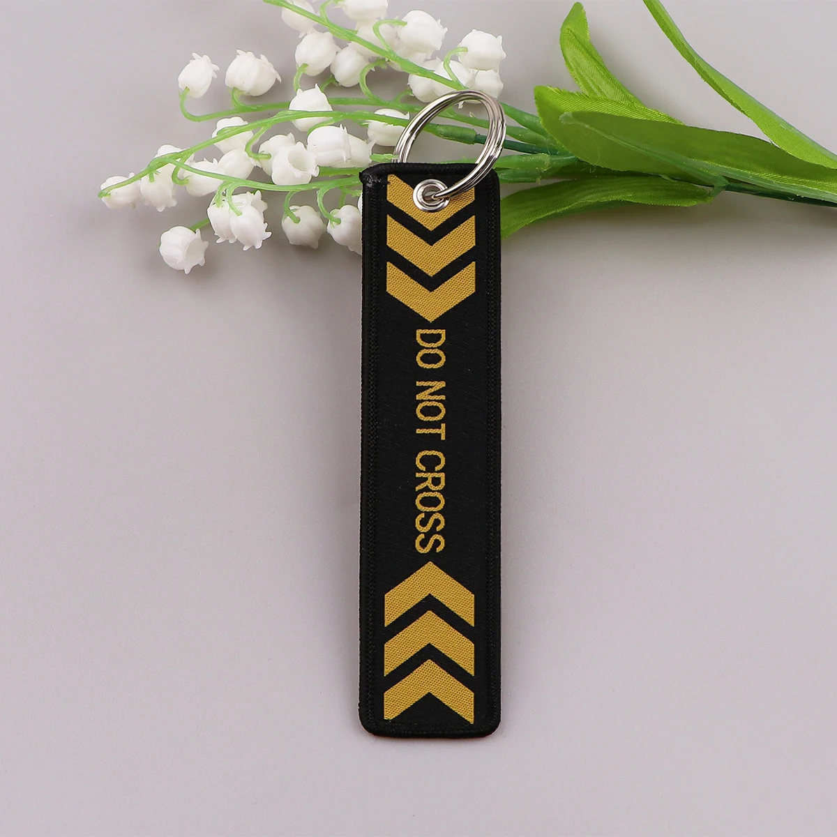 Классический серебряный металлический брелок для ключей унисекс