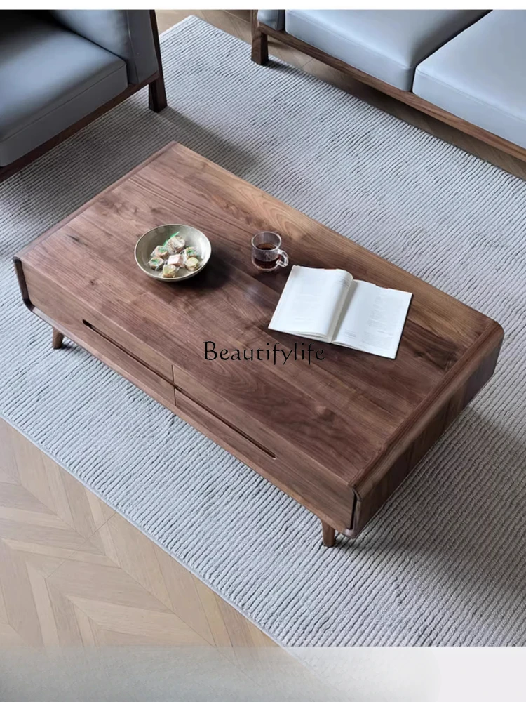 Североамериканский черный орех журнальный столик из цельного дерева