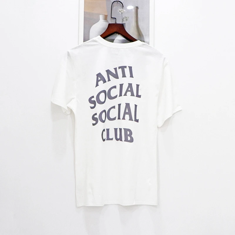 Anti Social Socirl Club Shirt Letters Printed Graphic Tee Sayings Quote Streetwear T-Shirt Short Sleeve Blouses Unisex Tops 18 o