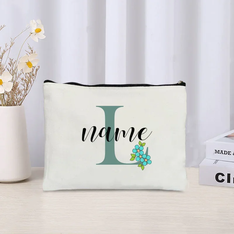 Косметичка с именем под заказ индивидуальная косметичка Женская дорожная для