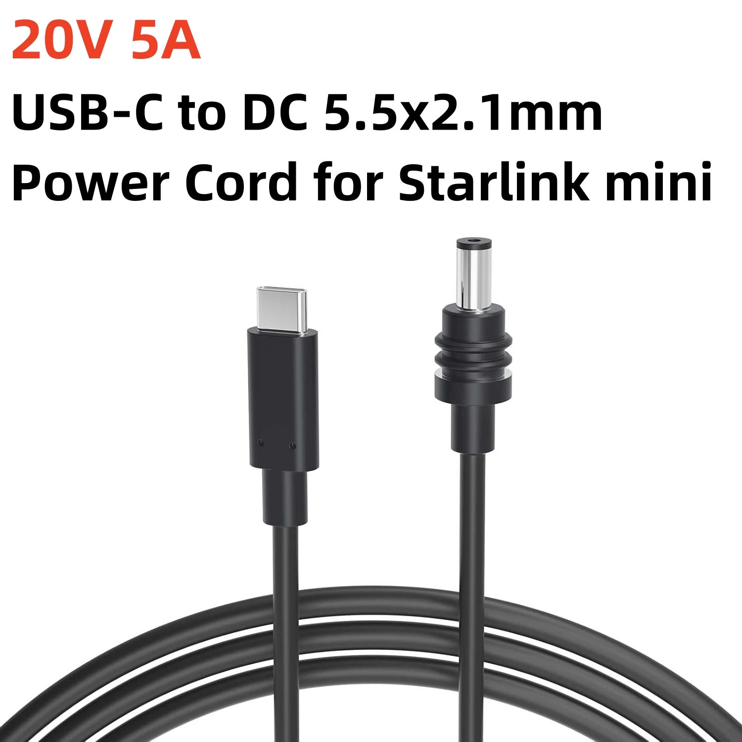 Кабель питания USB C к переменному току 3 м/10 футов 100 Вт 20 В/5 А PD-вход совместимый с