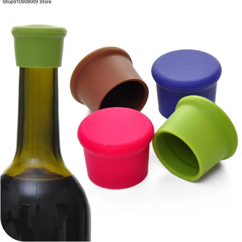 

Silicone Wine Bottle Stoppers Approved Food Grade Silicone Durable Flexible Wine Bottle Stopper