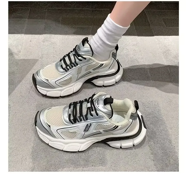 Кроссовки Tennis женские ортопедические Вулканизированная подошва сетчатые