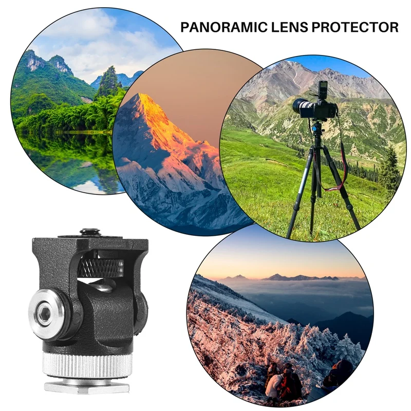 Мини-держатель для вспышки с креплением Горячий башмак монитора микрофона 1/4