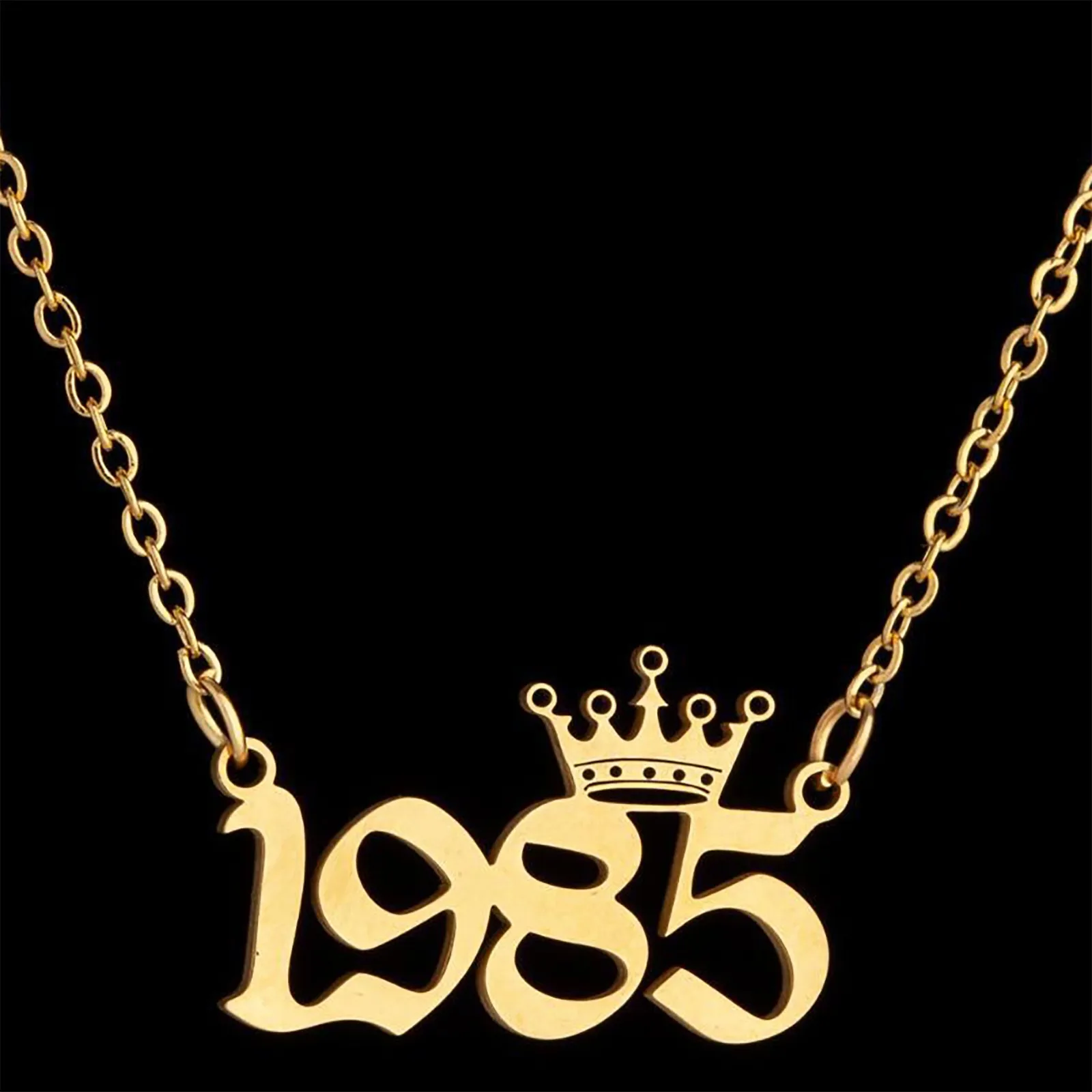 

Памятные подарки на день рождения, ожерелья с подвесками для женщин и мужчин, модные ювелирные изделия, ожерелье для женщин и девушек, цифро...