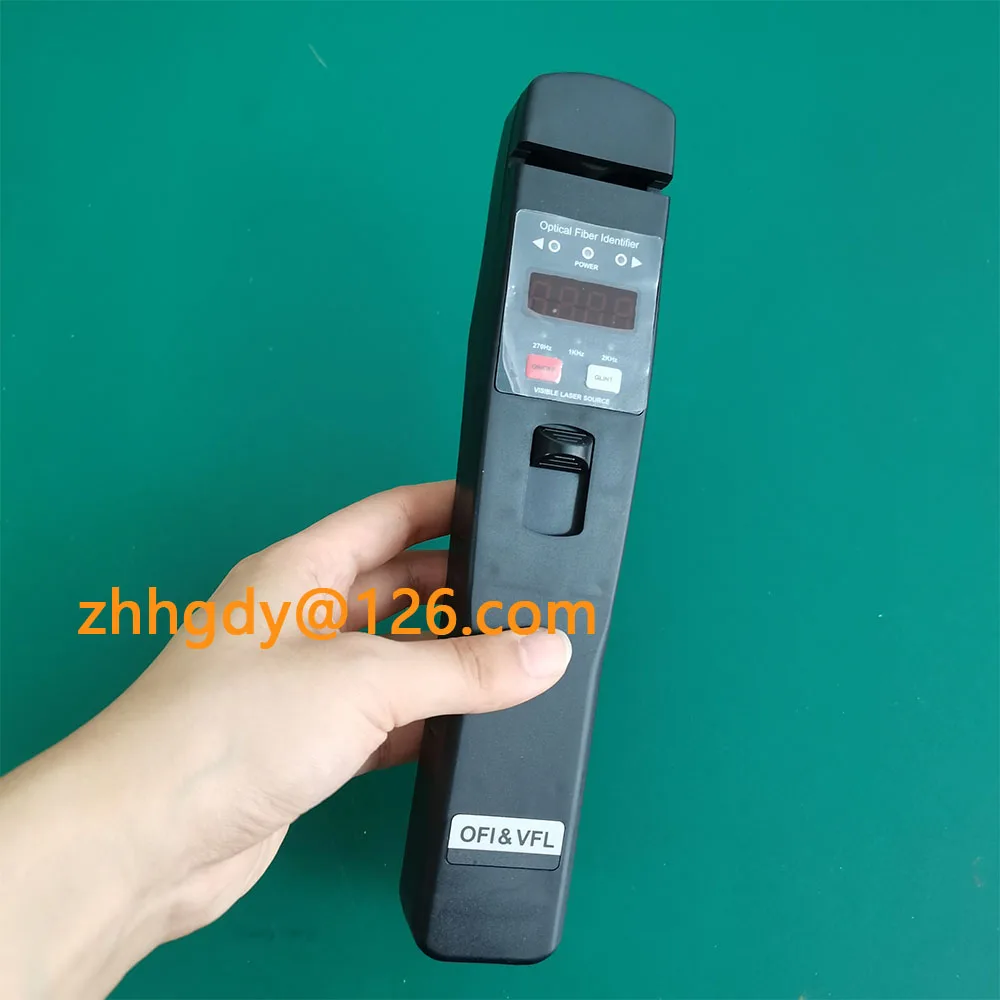 Handheld JW3306D Fiber Optic Identifier Live Fiber Optical Identifier with Built in 10mw Visual Fault Locator