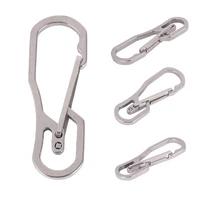 1pcs stainless steel multifunctional keychain high grade keychain personalized mens car buckle keychain ring seat carabiner