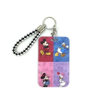 mickey mouse donald duck neck strap lanyard for keys lanyard card id holder key chain for gifts jewelry decorations
