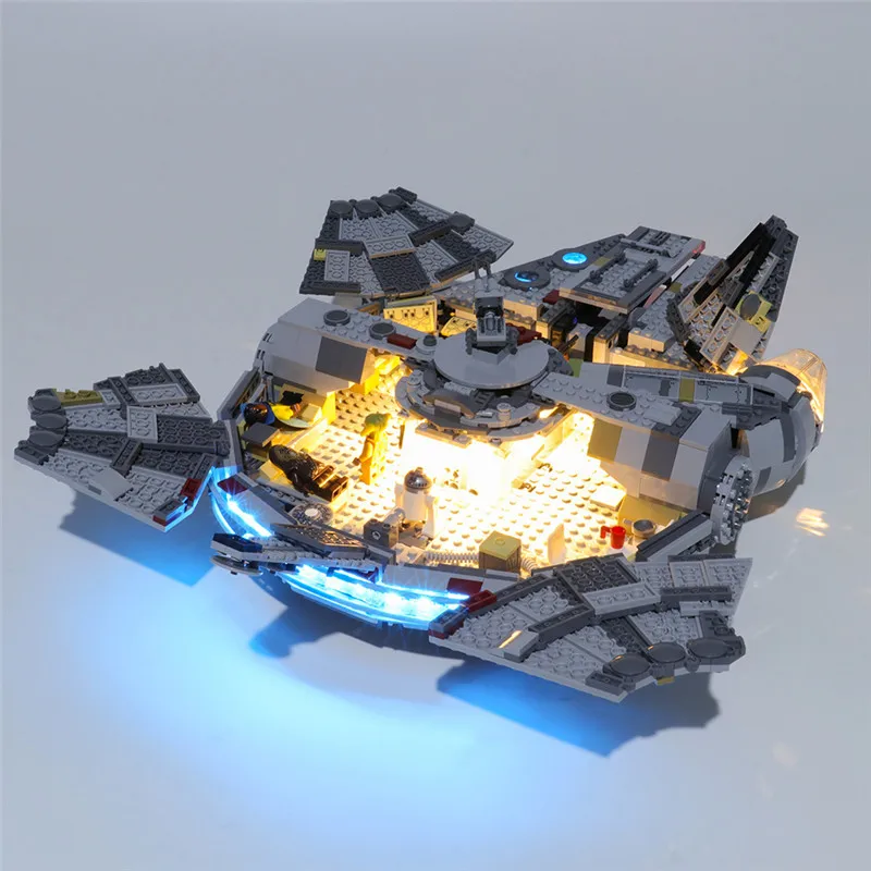 LED Lighting Kit For LEGO 75257 Star 2019 Millennium War Falcon 99022 Building Block Bricks (Only Light No Model ) |