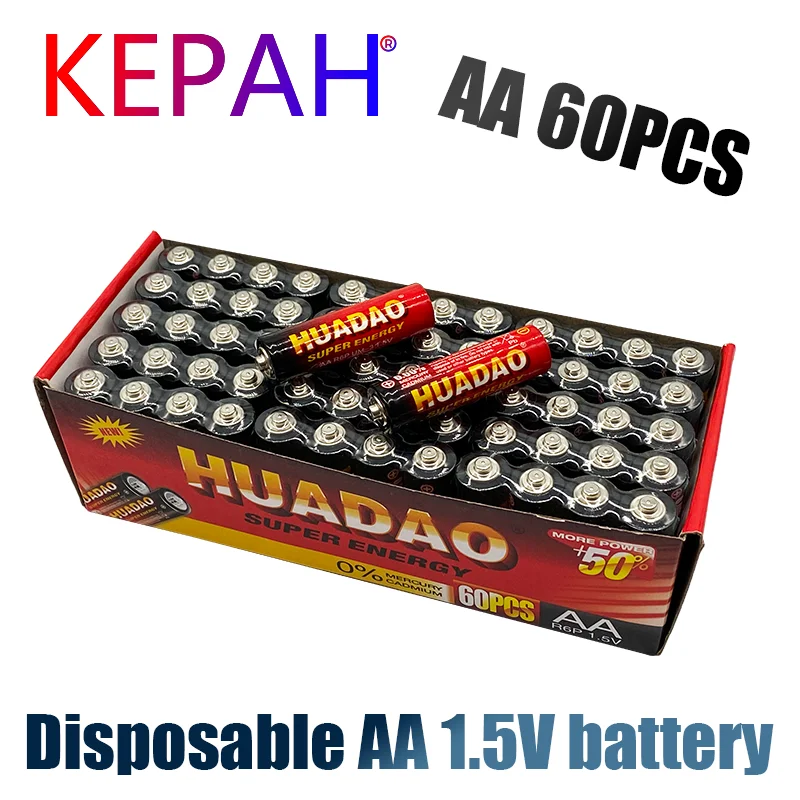 

Disposable alkaline dry battery AA 1.5V battery, suitable for camera, calculator, alarm clock, mouse, remote control