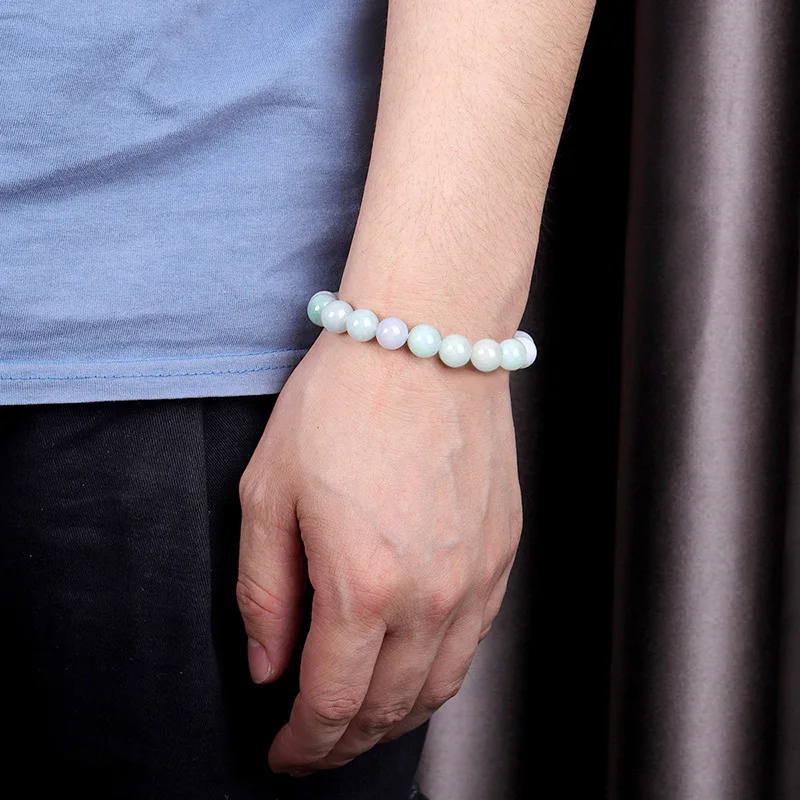 Браслет из бисера янтаря 10 мм