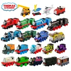 Оригинальная Коллекционная железная дорога Thomas and Friends, литая металлическая игрушка-поезд из сплава, милые детские игрушки с соединением крючков, подарок на день рождения