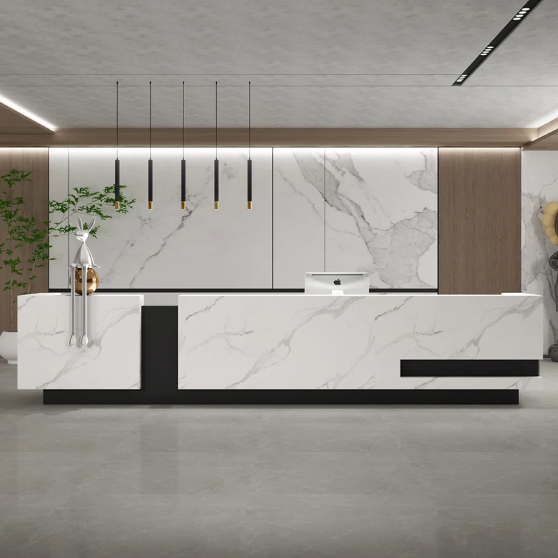 Роскошный офисный счетчик красоты Fisktion Роскошная мебель Современный приемный