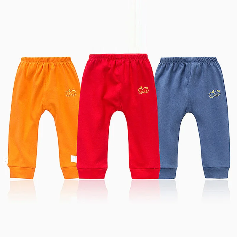 Baby sports pants spring and autumn pure cotton boys and girls can open the crotch and wear children's casual long pants