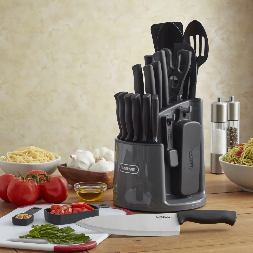 

Knife Set Rotating Carousel Cutlery 30-Piece